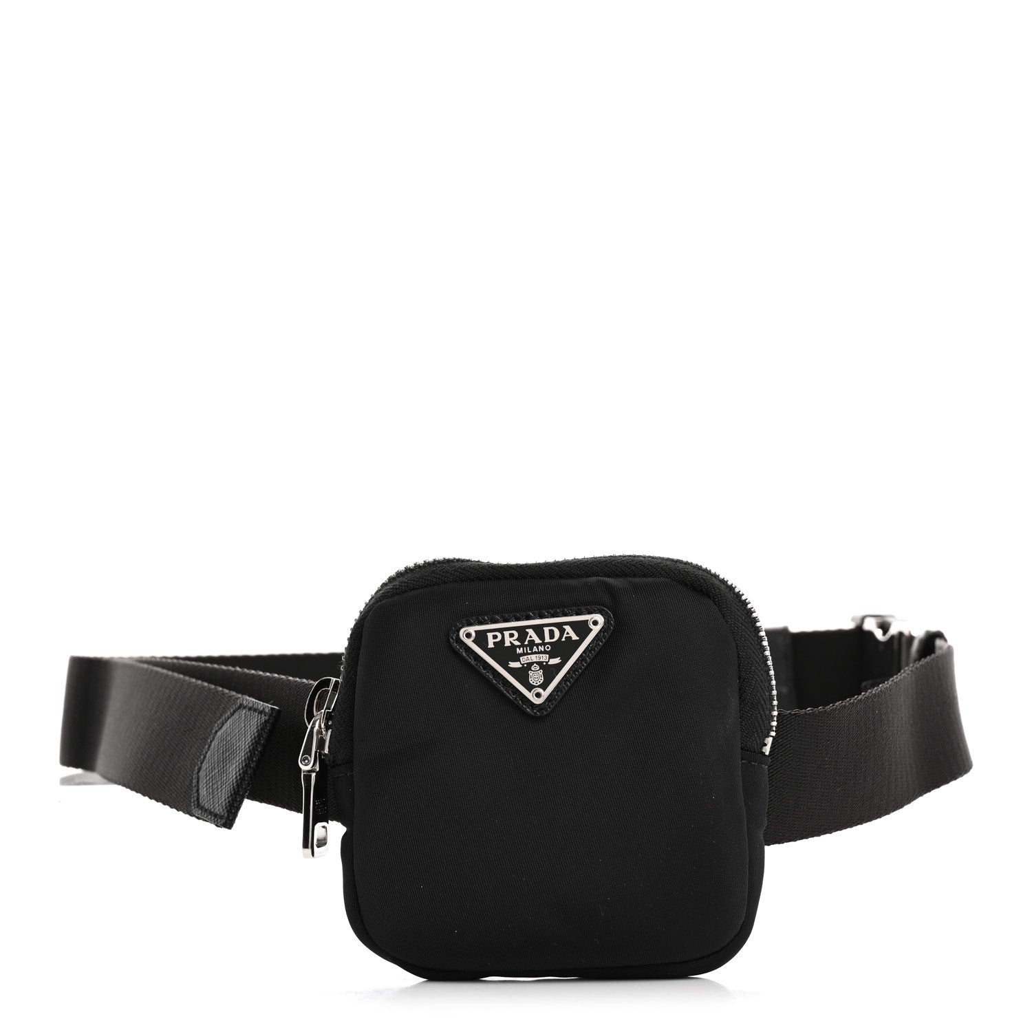 Prada Re-Nylon Belt With Square Pouch Black 1 of 11