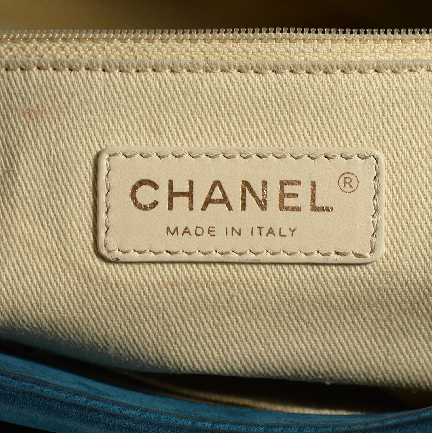 Chanel Iridescent Calfskin Large Chic Quilt Flap Dark Blue 6 of 8