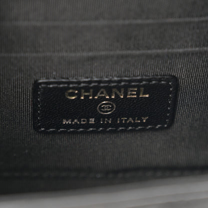 Chanel Lambskin Quilted Mini Trendy CC Chain Wallet Black 5 of 10