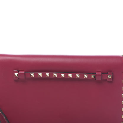 Valentino Garavani Nappa Rockstud Wristlet Clutch Cyclamin 9 of 12