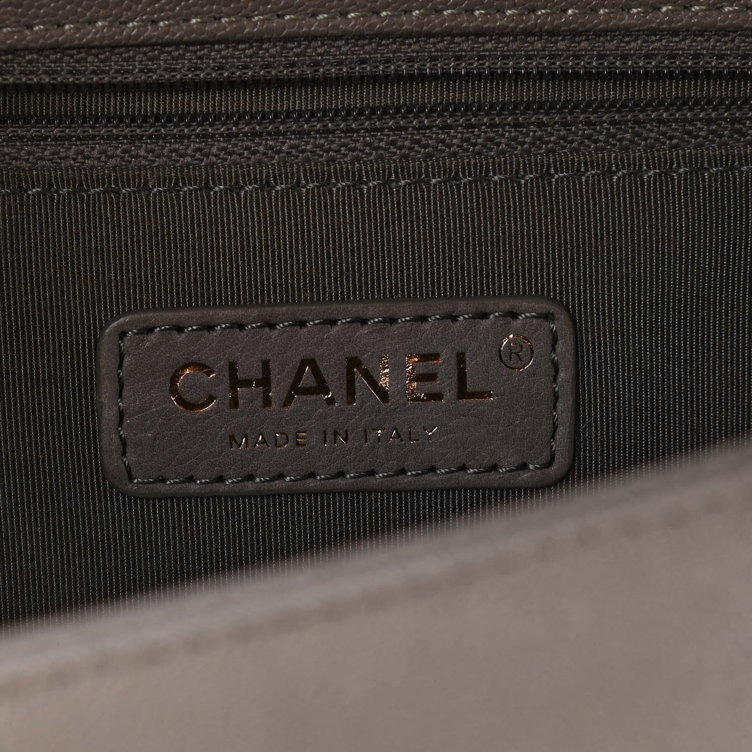 Chanel Caviar Quilted New Medium Boy Flap Grey 11 of 20