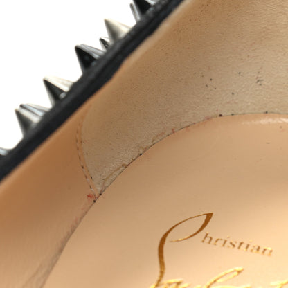 Christian Louboutin Veau Velours Studded Escarpic 100 Pumps 38 Black 9 of 9