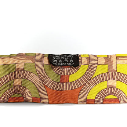 Hermes Silk Eperon d'Or Twilly 4 of 5