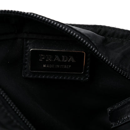 Prada Nylon Flat Messenger Bag Black 6 of 11