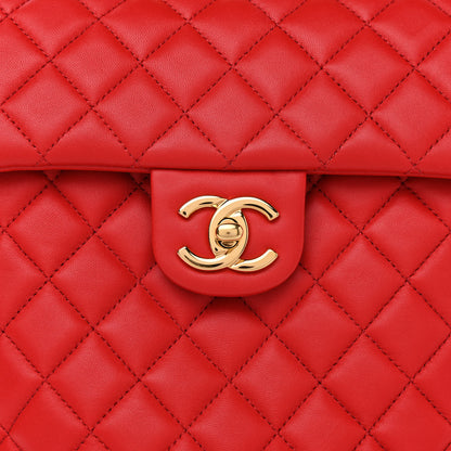 Chanel Calfskin Quilted Small Urban Spirit Backpack Red 8 of 10