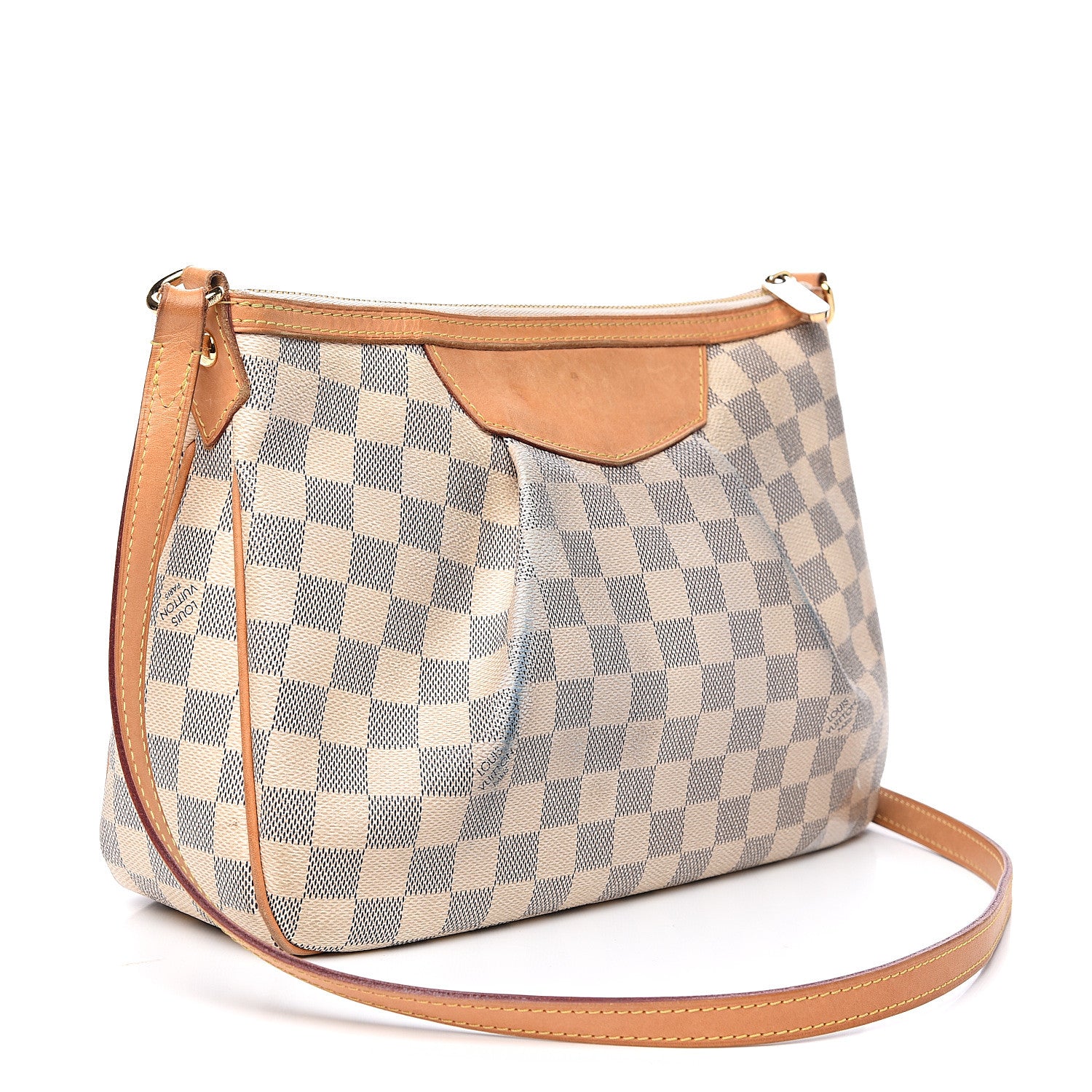 Louis Vuitton Damier Azur Siracusa PM 2 of 16