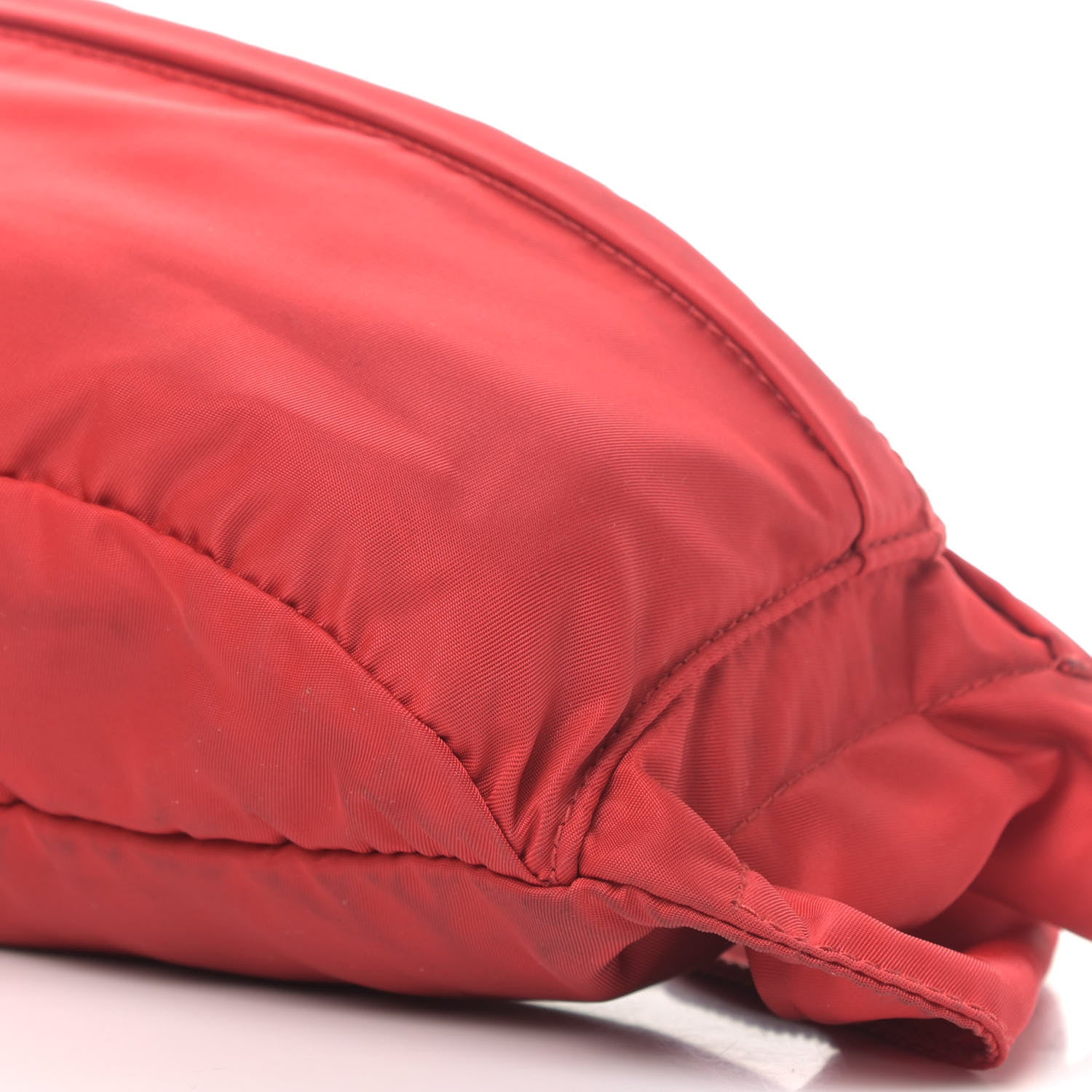 Prada Tessuto Nylon Montagna Belt Bag Red 8 of 8