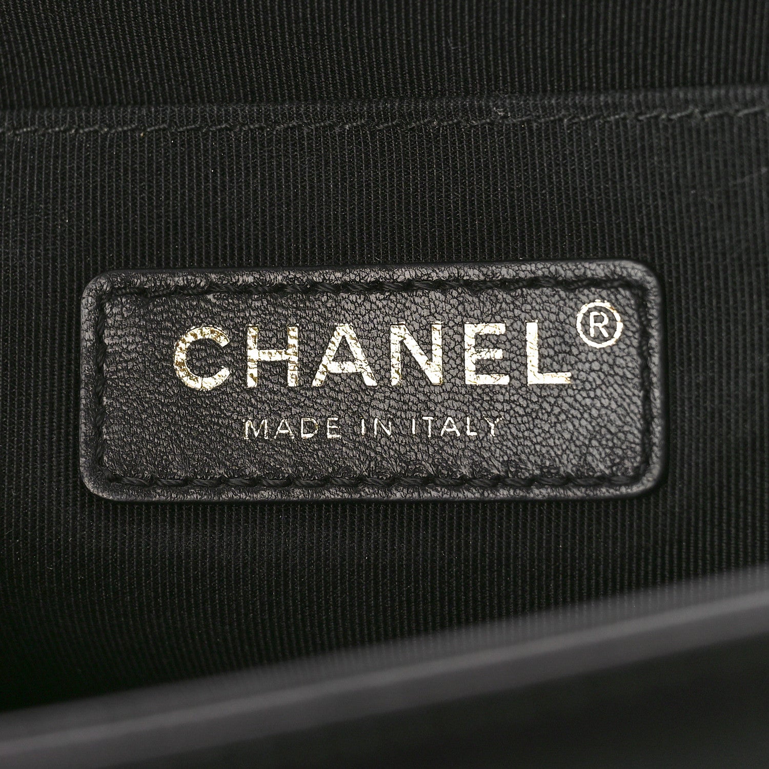 Chanel Fabric Chevron Braided Medium Boy Flap Black 6 of 11