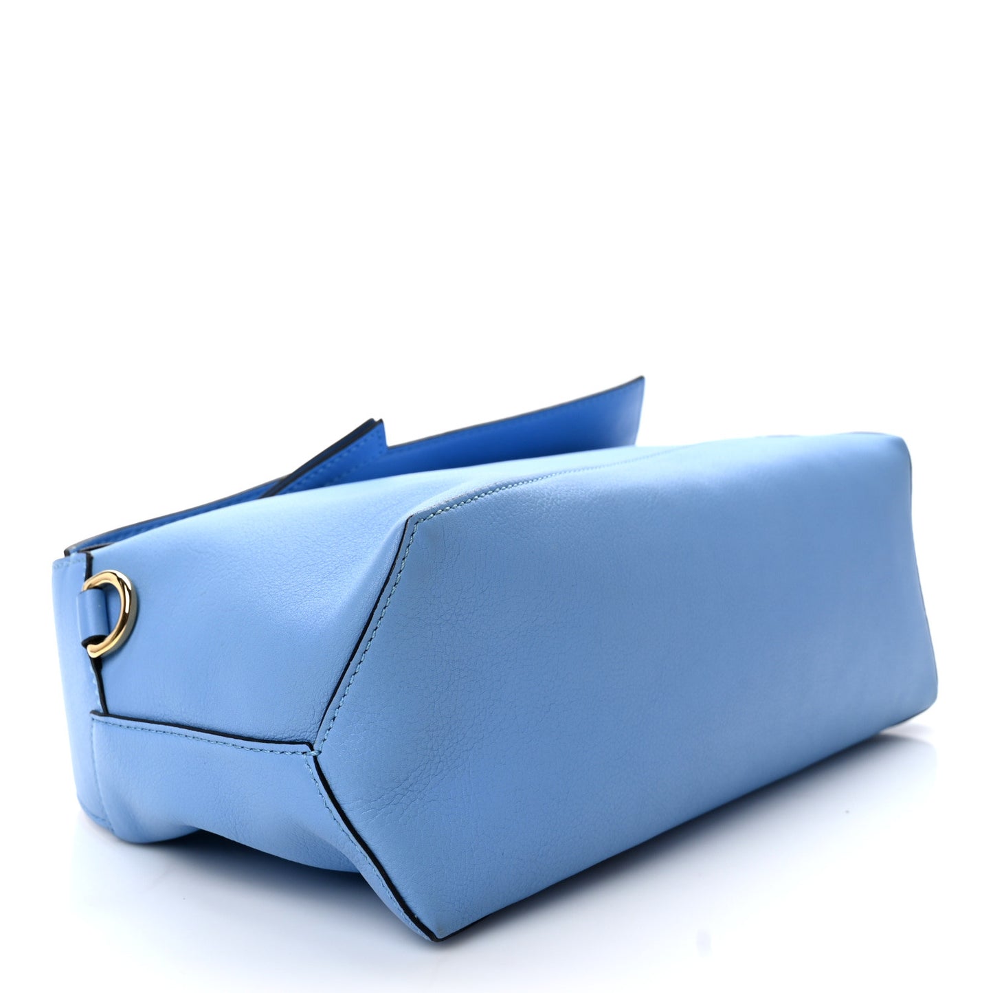 Calfskin Puzzle Hobo Celestine Blue
