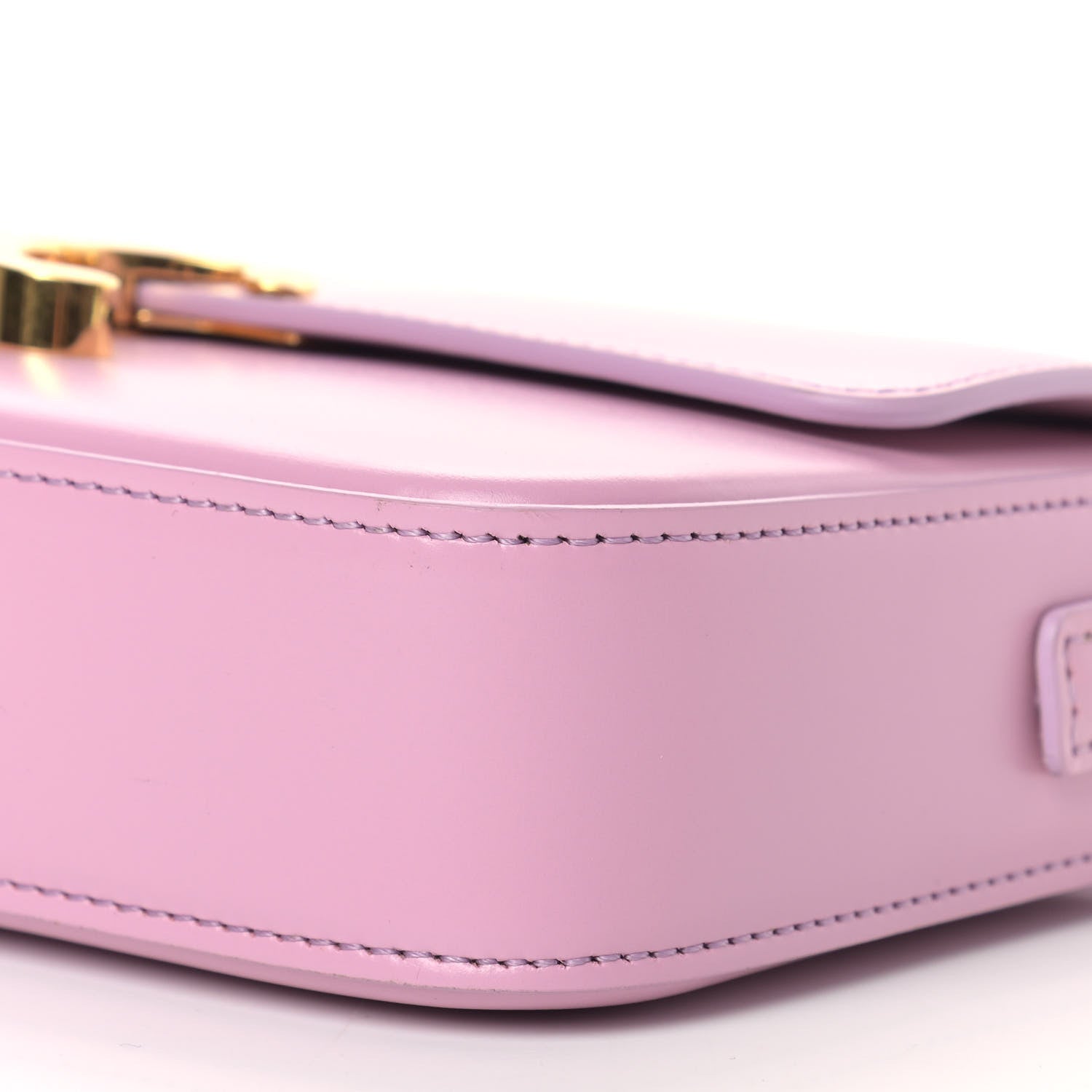 Celine Shiny Calfskin Triomphe Shoulder Bag Rose Quartz 11 of 11