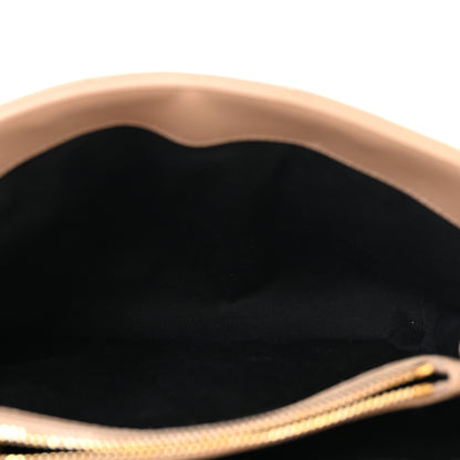 Saint Laurent Calfskin Y Quilted Monogram Small Loulou Chain Satchel Dark Beige 5 of 15