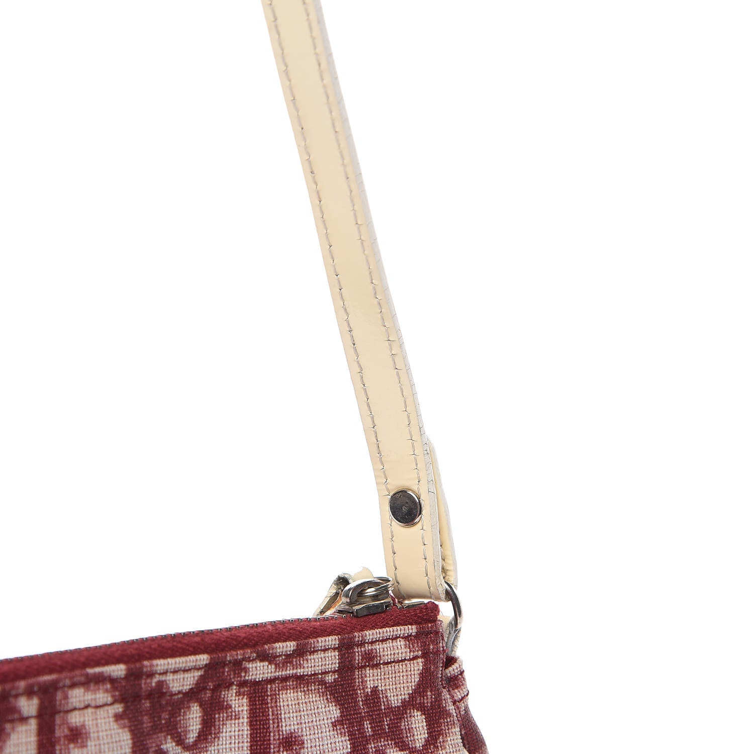 Christian Dior Monogram Mini Saddle Pochette Red 11 of 13