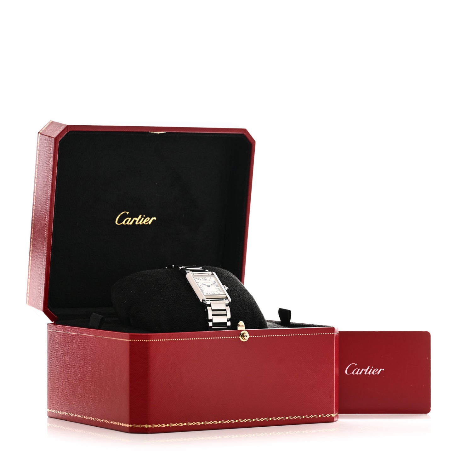 Stainless Steel 22mm Tank Must Quartz Watch