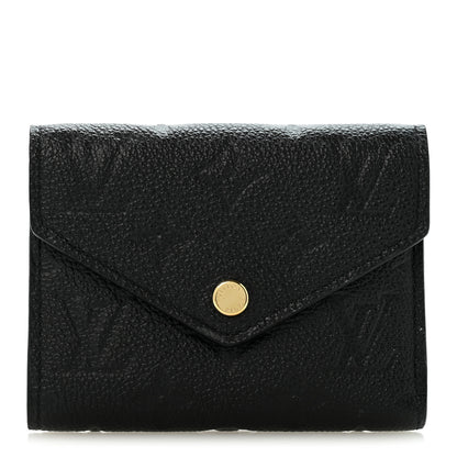 Louis Vuitton Empreinte Victorine Wallet Black 1 of 8