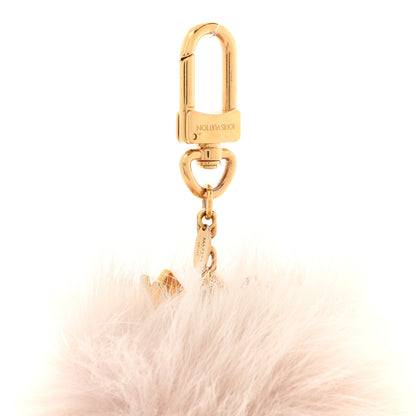 Louis Vuitton Fuzzy Bubble Bag Charm Light Pink 3 of 4