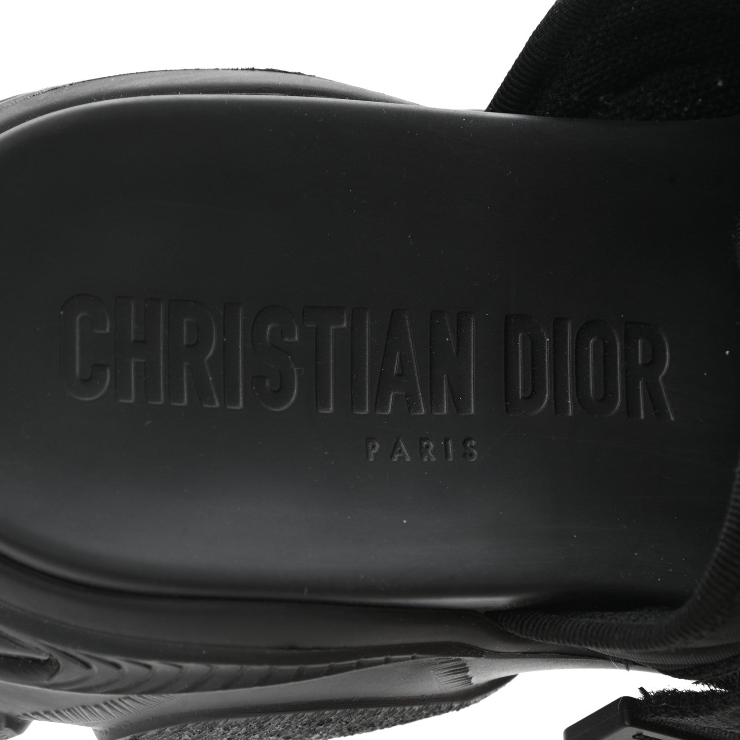 Christian Dior Technical Fabric Camouflage D-Wander Slide Sandals 40 Black 7 of 9