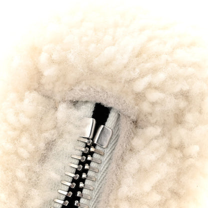 Fendi Sheepskin Karung Miniature Charm White Ice Verde Alga 12 of 13