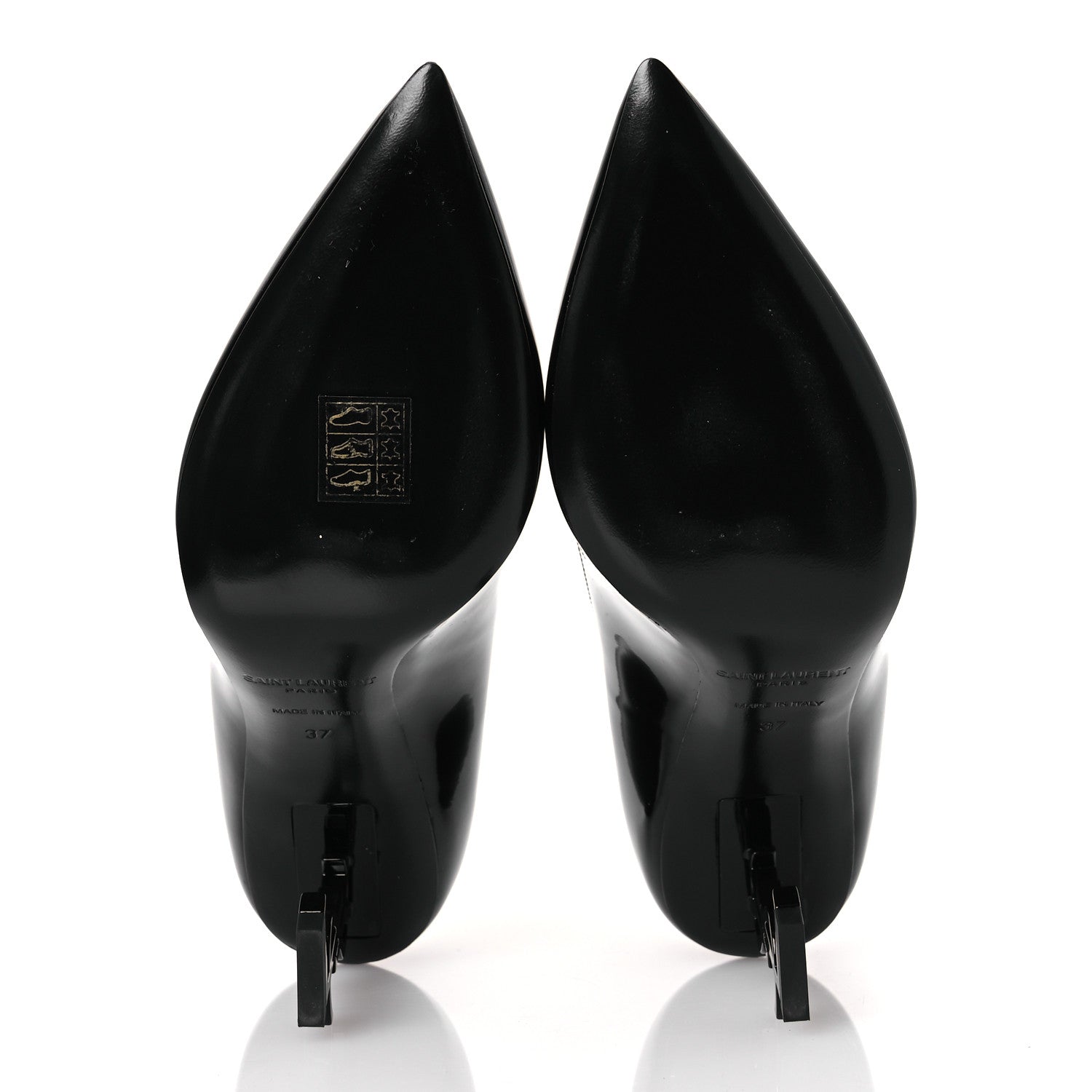 Saint Laurent Patent Opyum 85 Pumps 37 Black 7 of 12