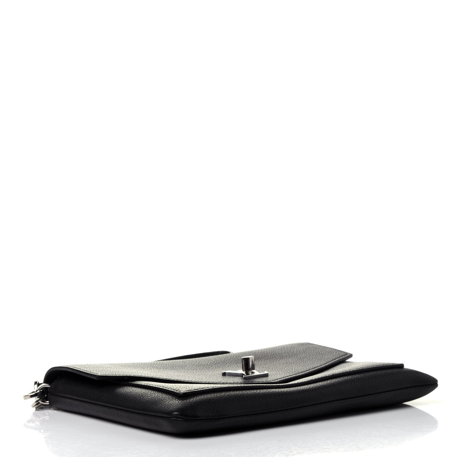 Louis Vuitton Soft Calfskin My Lockme Pochette Black 3 of 5