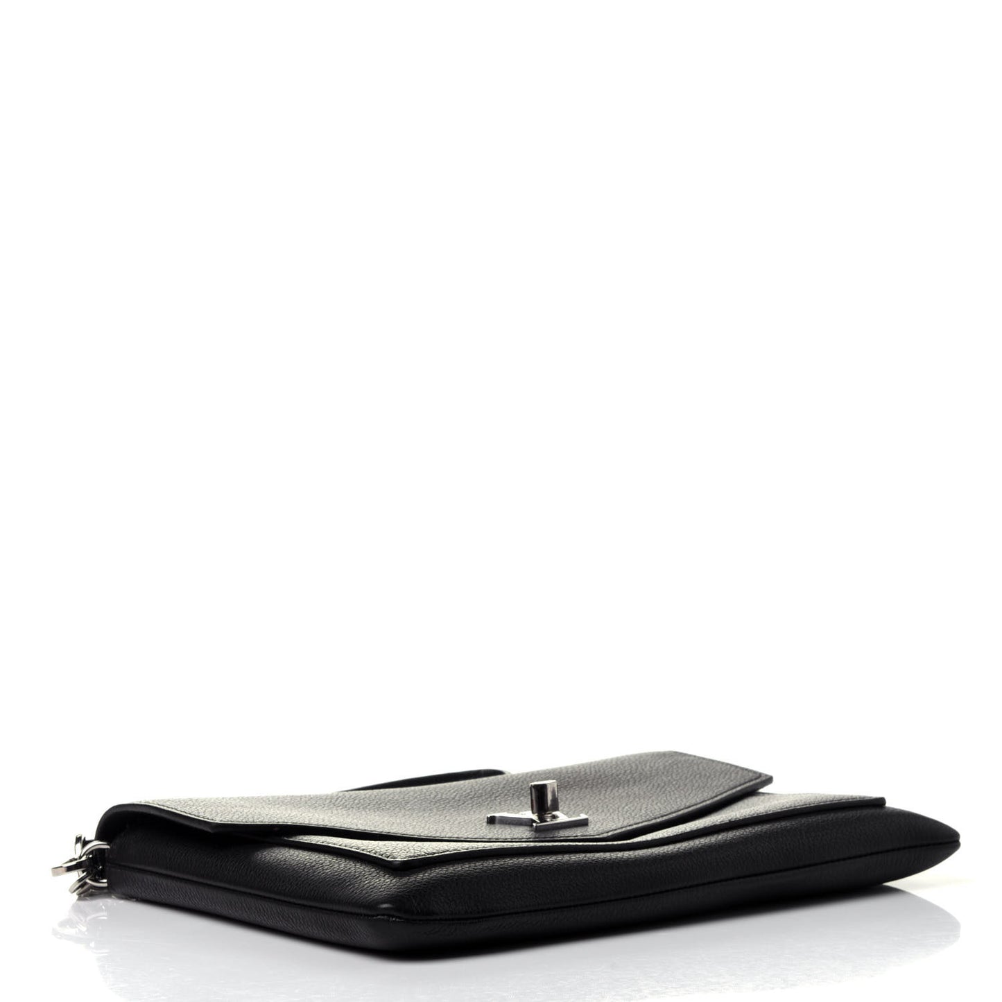 Soft Calfskin My Lockme Pochette Black