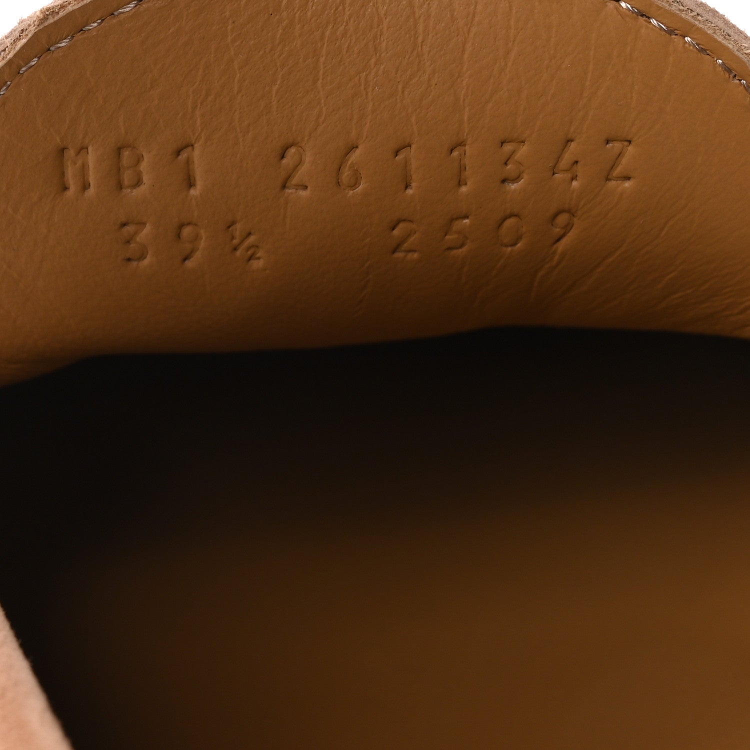 Hermes Suede Calfskin Womens Low Loafers 39.5 Beige Perlino 9 of 10