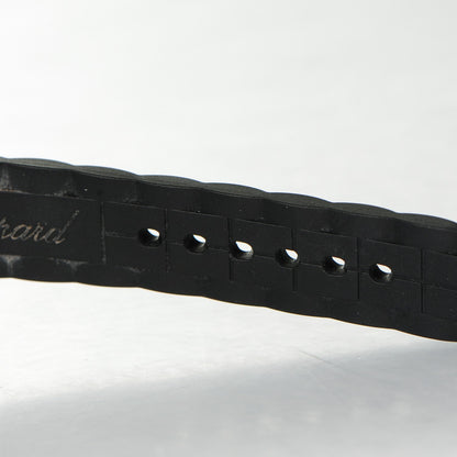 Chopard Stainless Steel Rubber 3 Diamond 36mm Happy Sport Quartz Watch Black 8 of 12