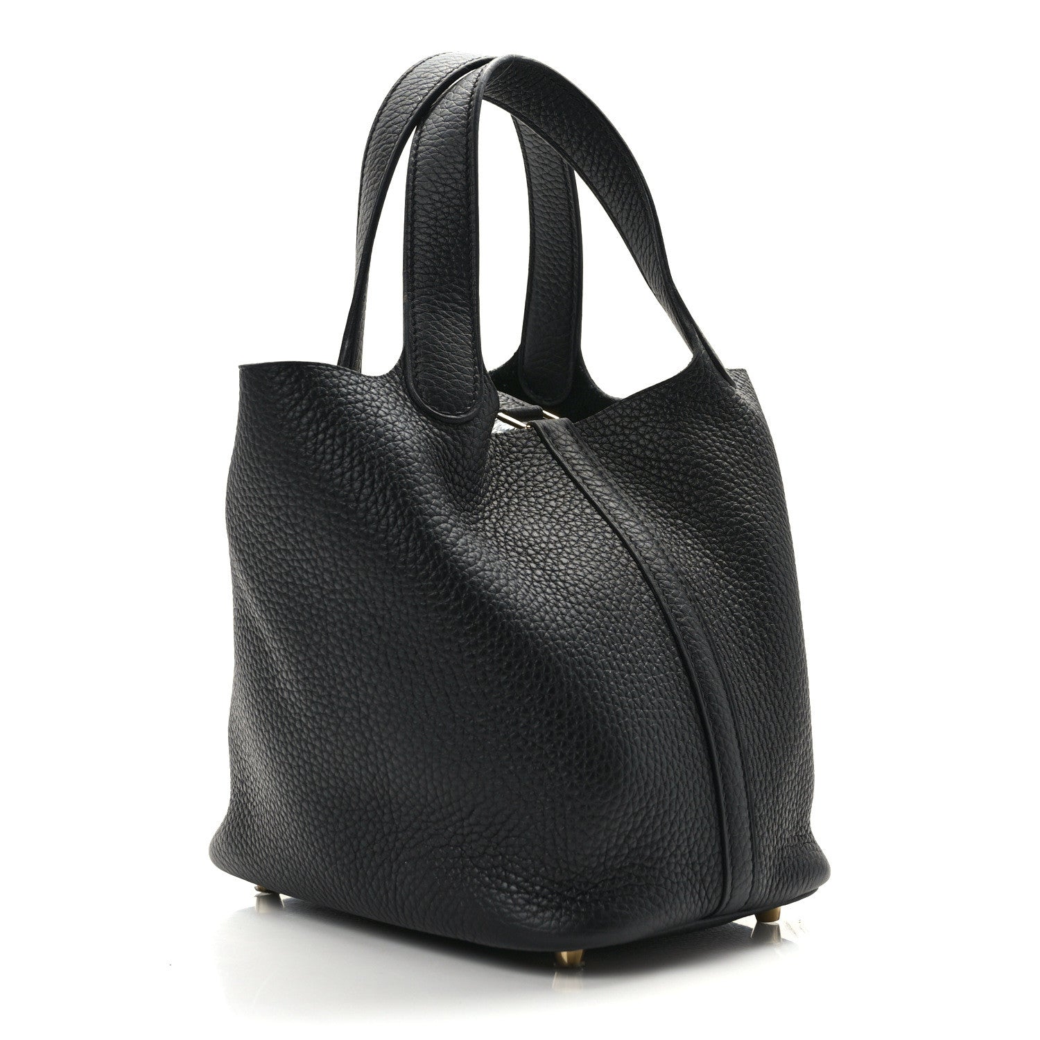 Hermes Taurillon Clemence Picotin Lock 18 PM Black 3 of 10