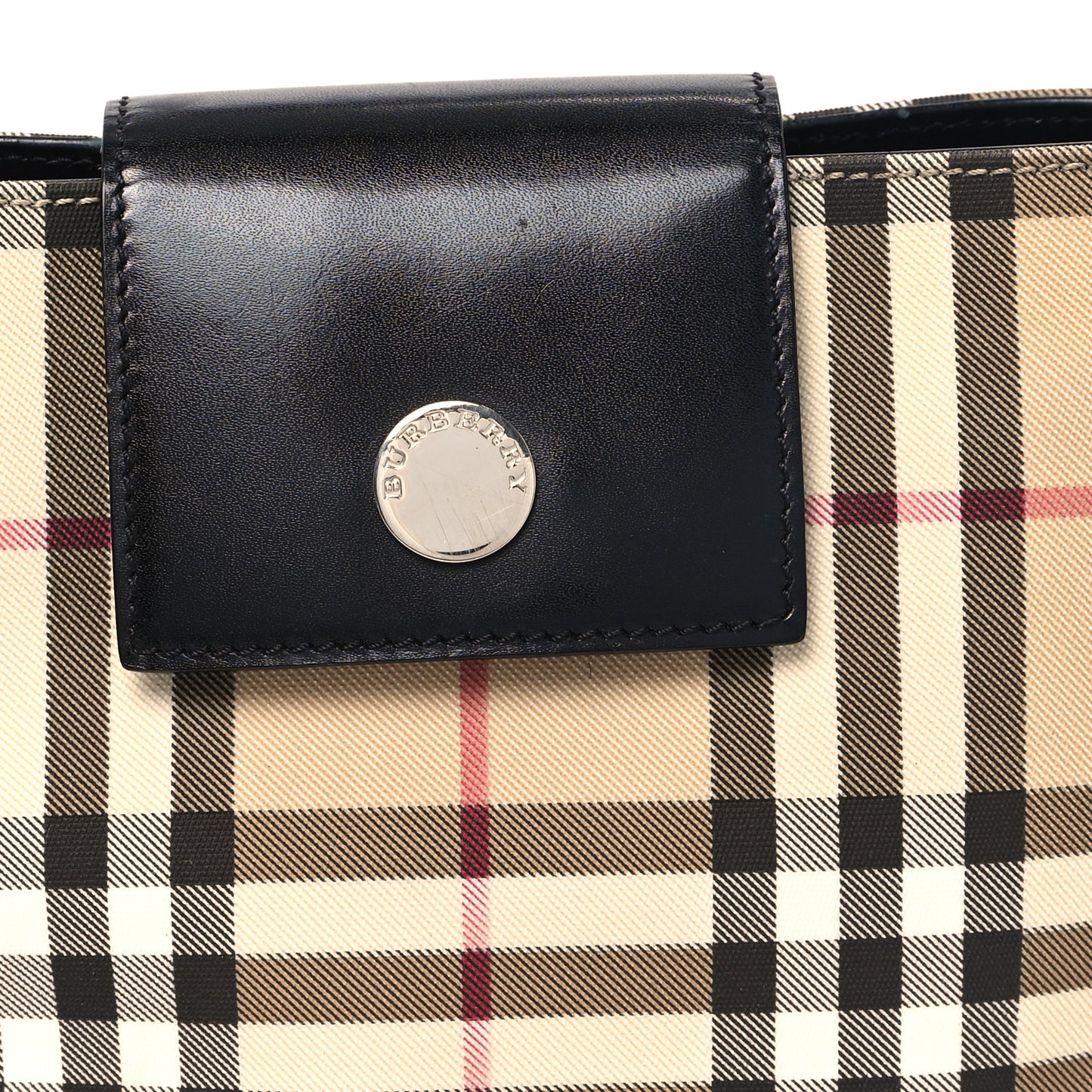 Vintage Check Shoulder Bag Black