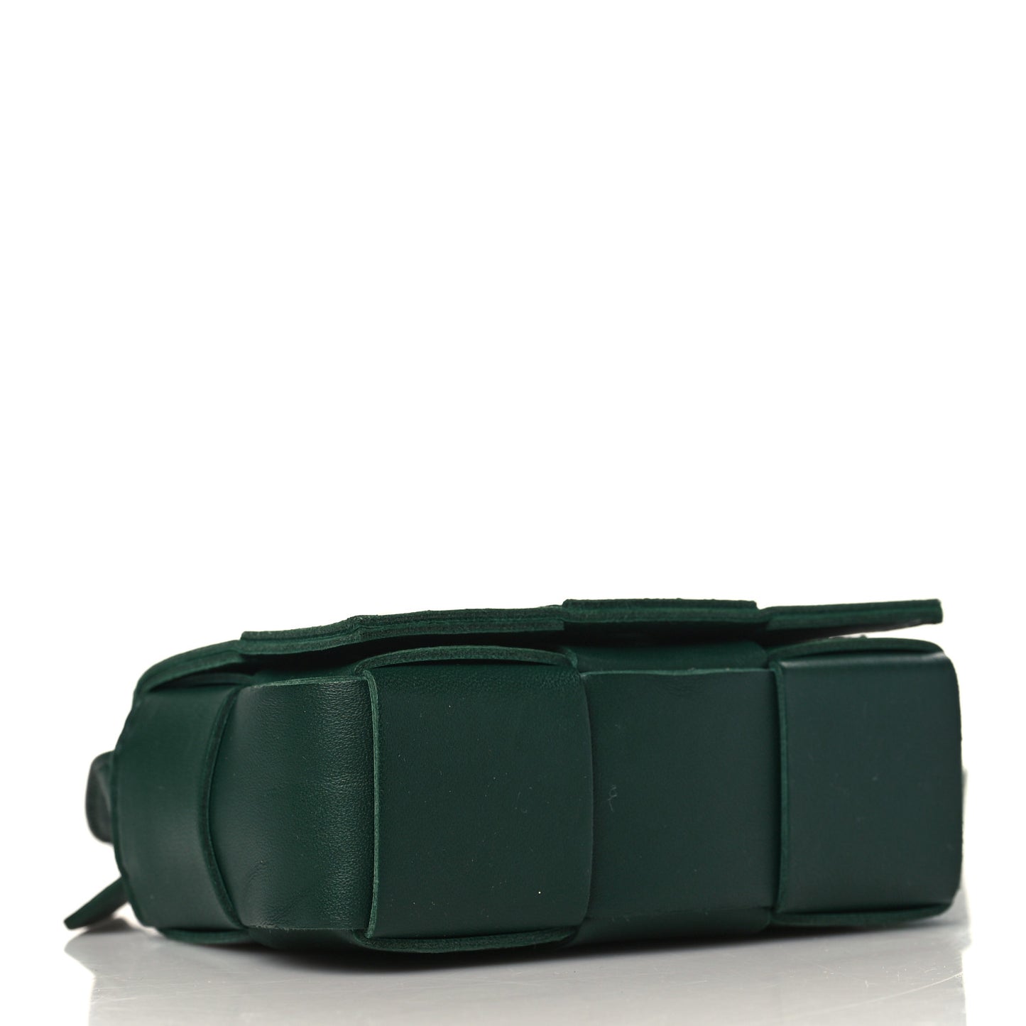 Lambskin Maxi Intrecciato Extra Mini Cassette Crossbody Bag Raintree