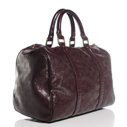 Gucci Imprime Monogram Medium Joy Boston Bordeaux 3 of 9