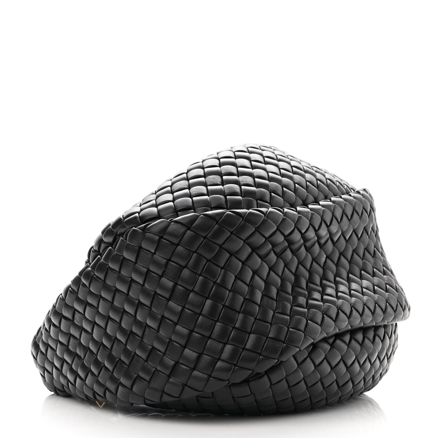 Lambskin Intrecciato Mini Padded Jodie Black