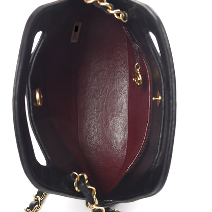 Chanel Lambskin Quilted CC Shoulder Bag Black 5 of 15