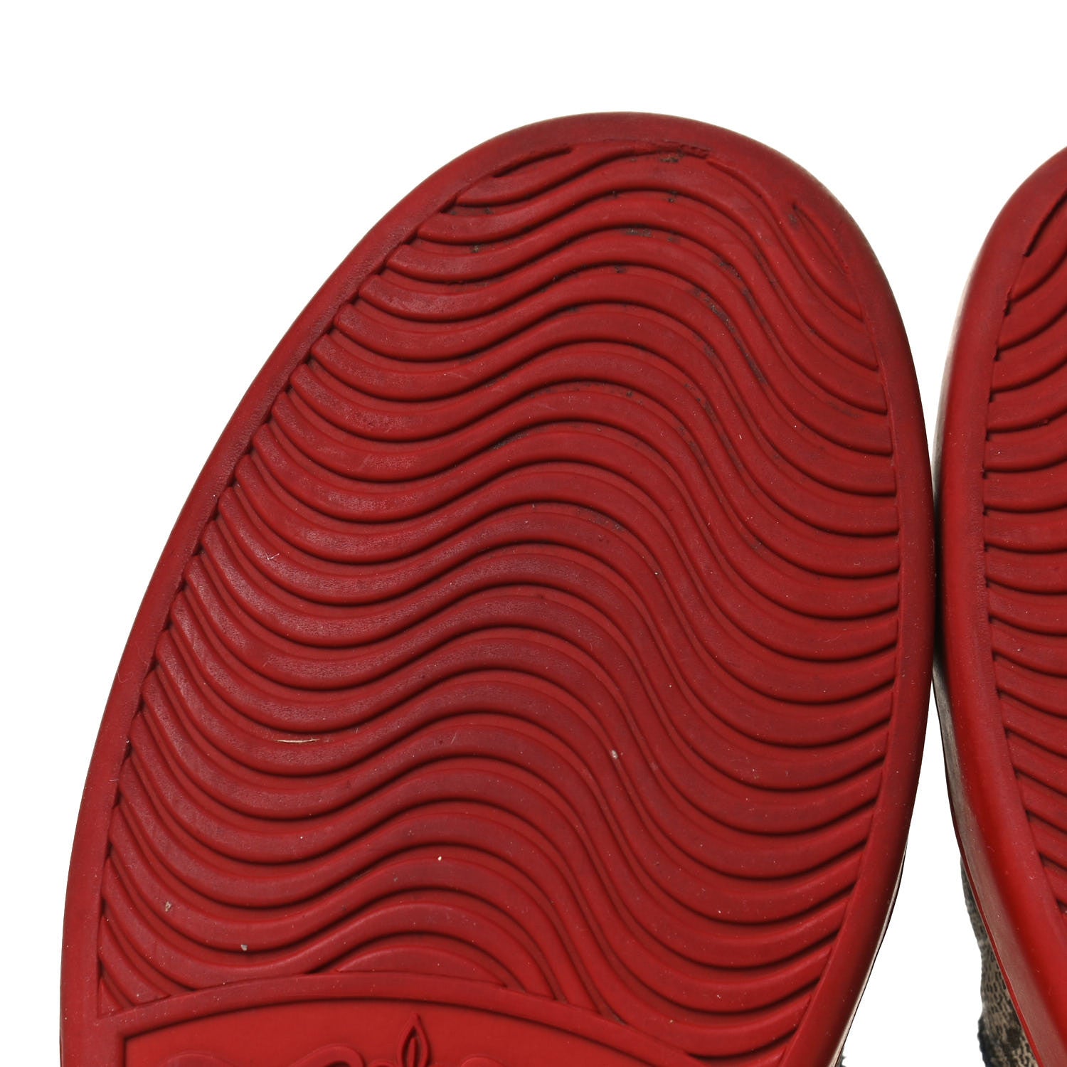Gucci GG Supreme Monogram Ayers Web Womens Ace Sneakers 36.5 Red 15 of 18