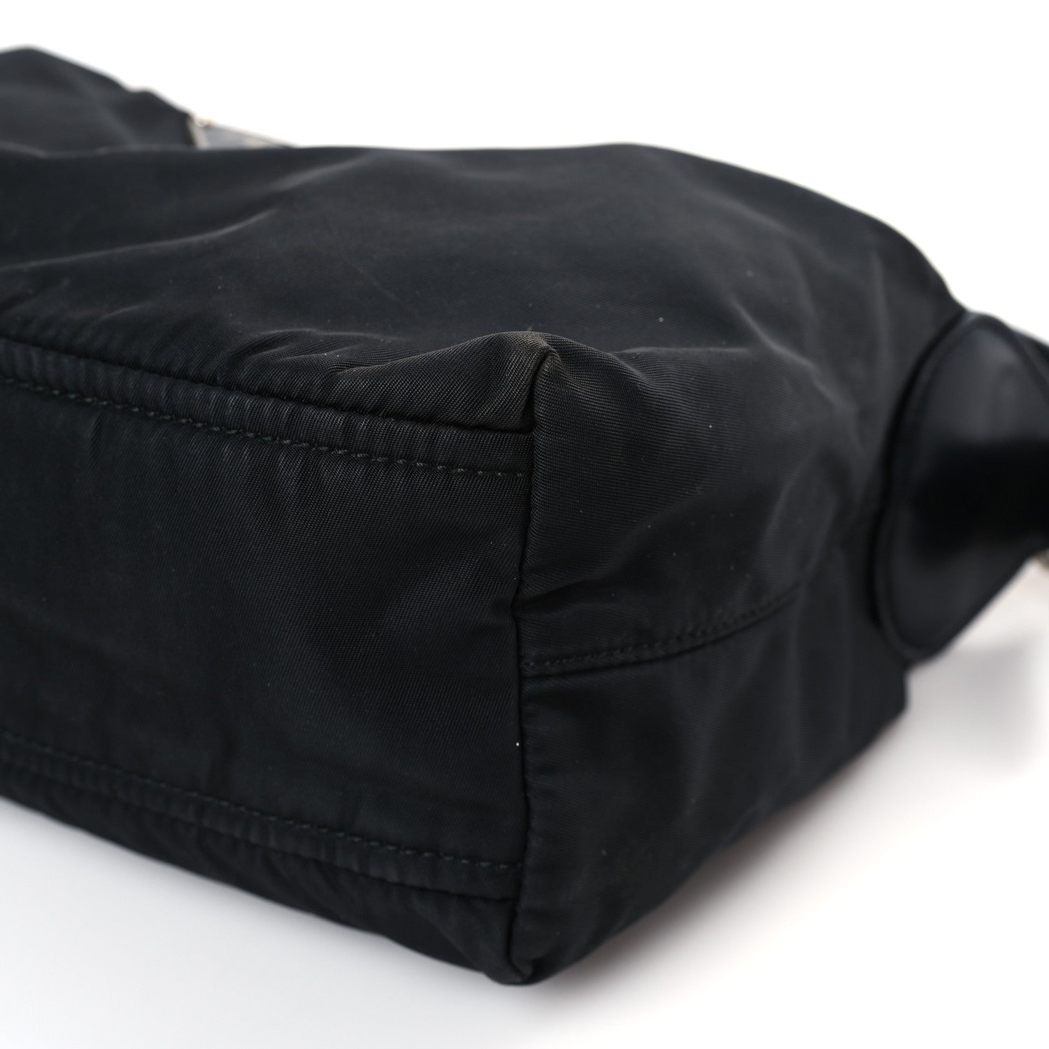 Prada Tessuto Nylon Shoulder Bag Black 8 of 13