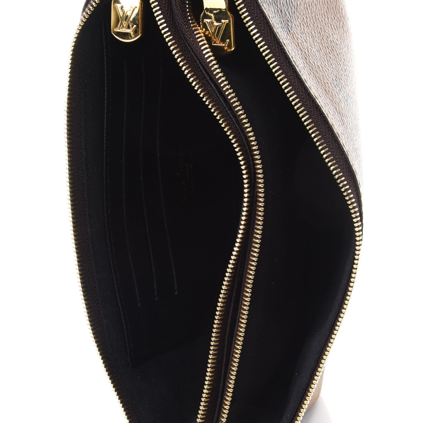 Reverse Monogram Giant Double Zip Pochette