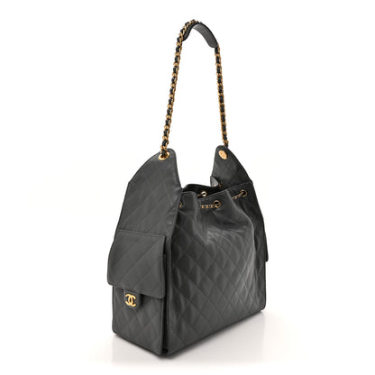 Chanel Caviar Quilted Medium Chanel 25 Handbag Dark Grey 4 of 11