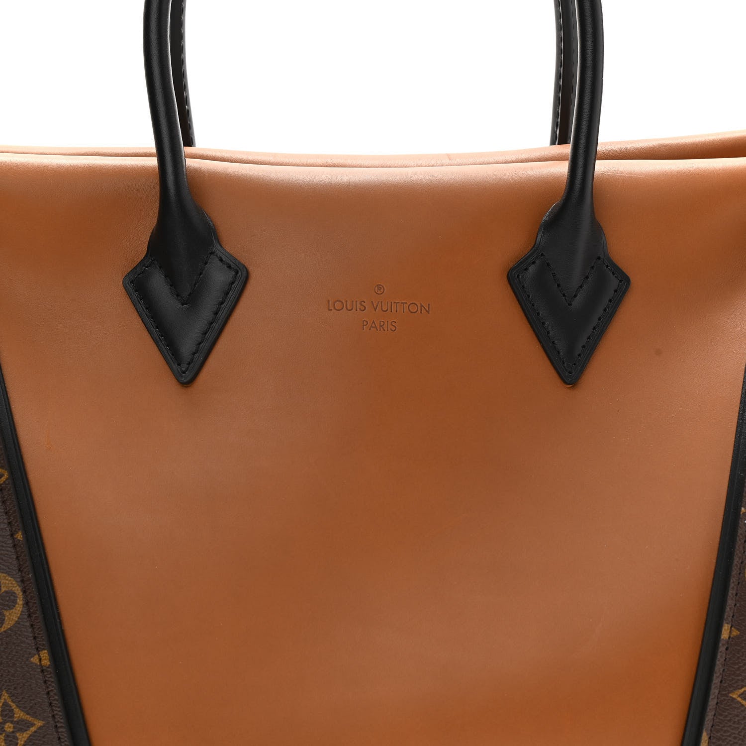Louis Vuitton Monogram Cuir Orfevre Tote W PM Noisette 9 of 11