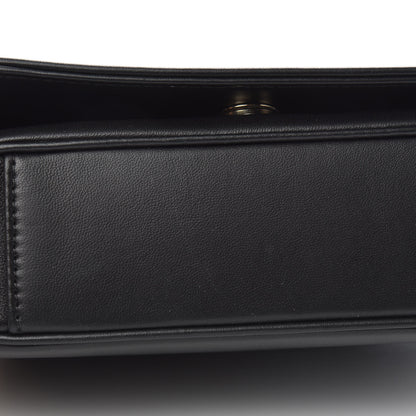 Chanel Lambskin CC Mania Flap Bag Black 10 of 12