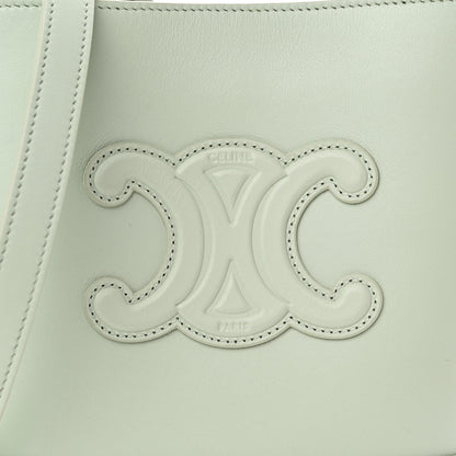 Celine Smooth Calfskin Mini Cuir Triomphe Bucket Bag Jade 8 of 12