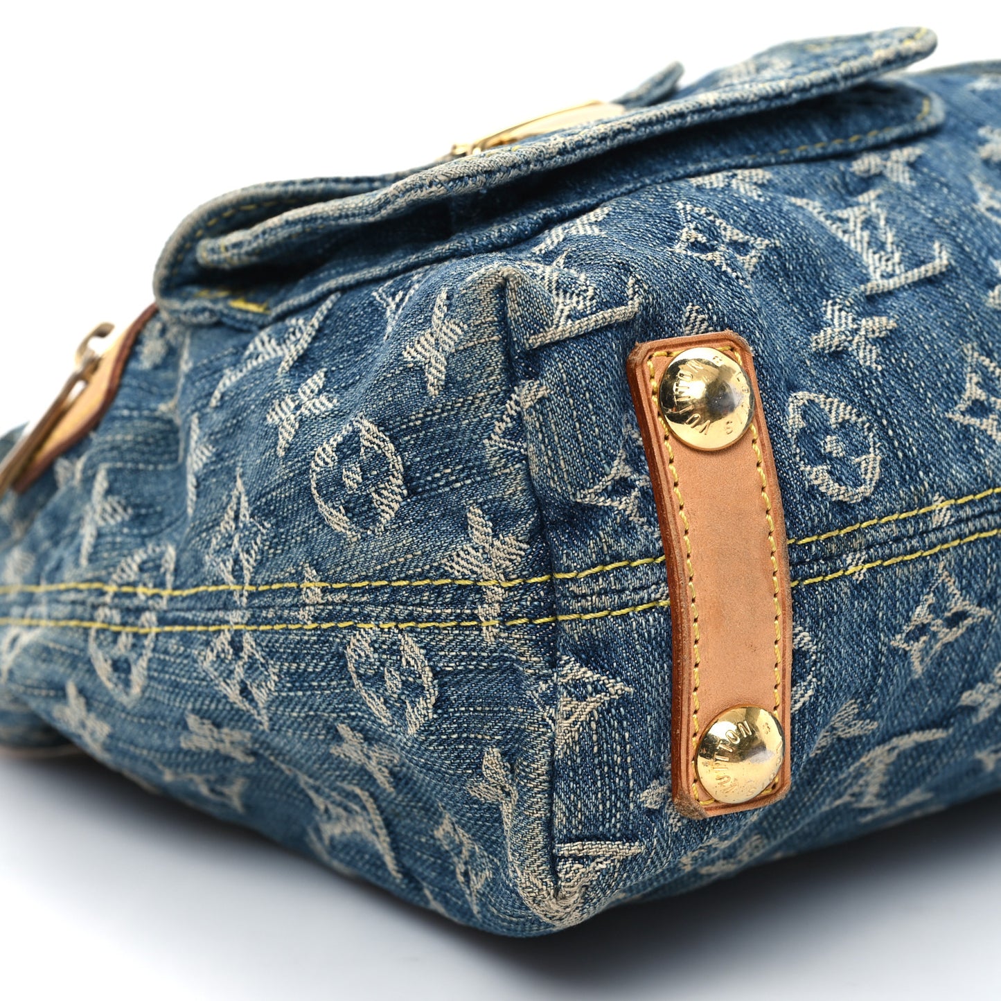 Monogram Denim Baggy PM  Blue