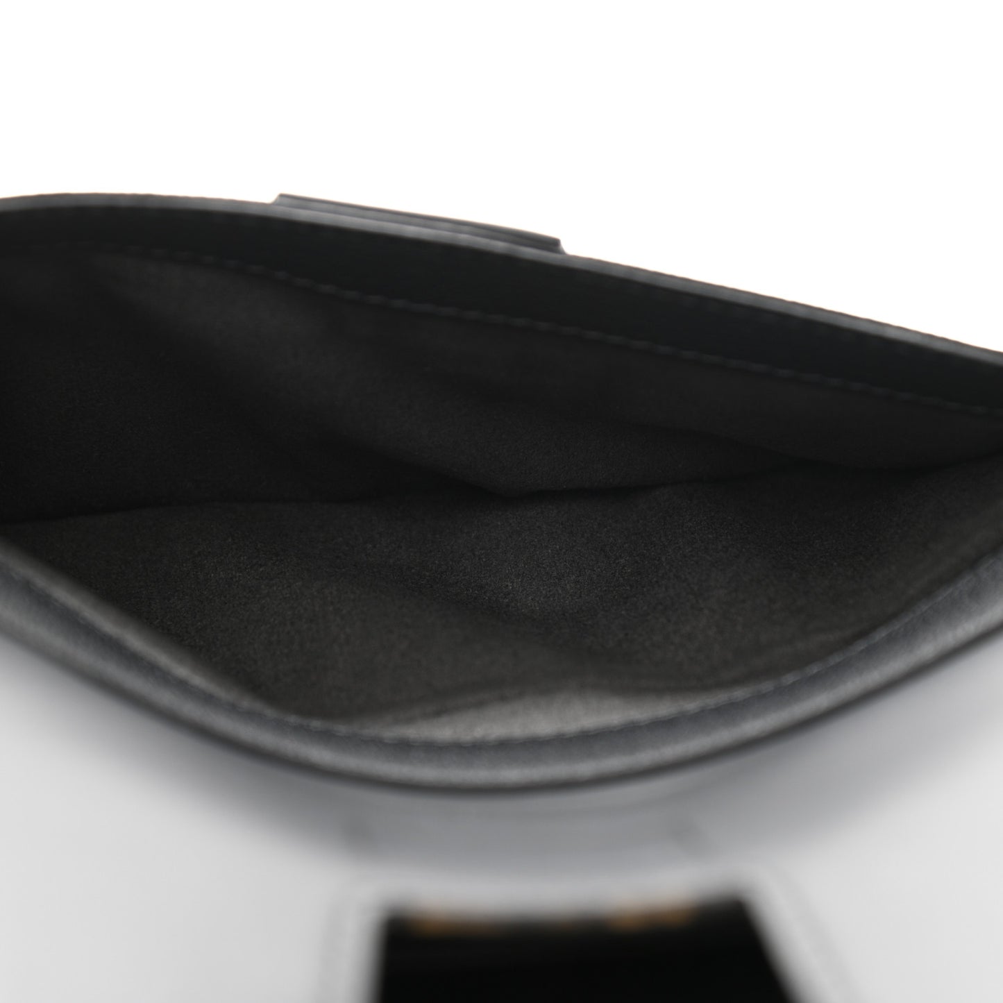 Monogram Cuir Plume Ecume Very Chain Bag Black