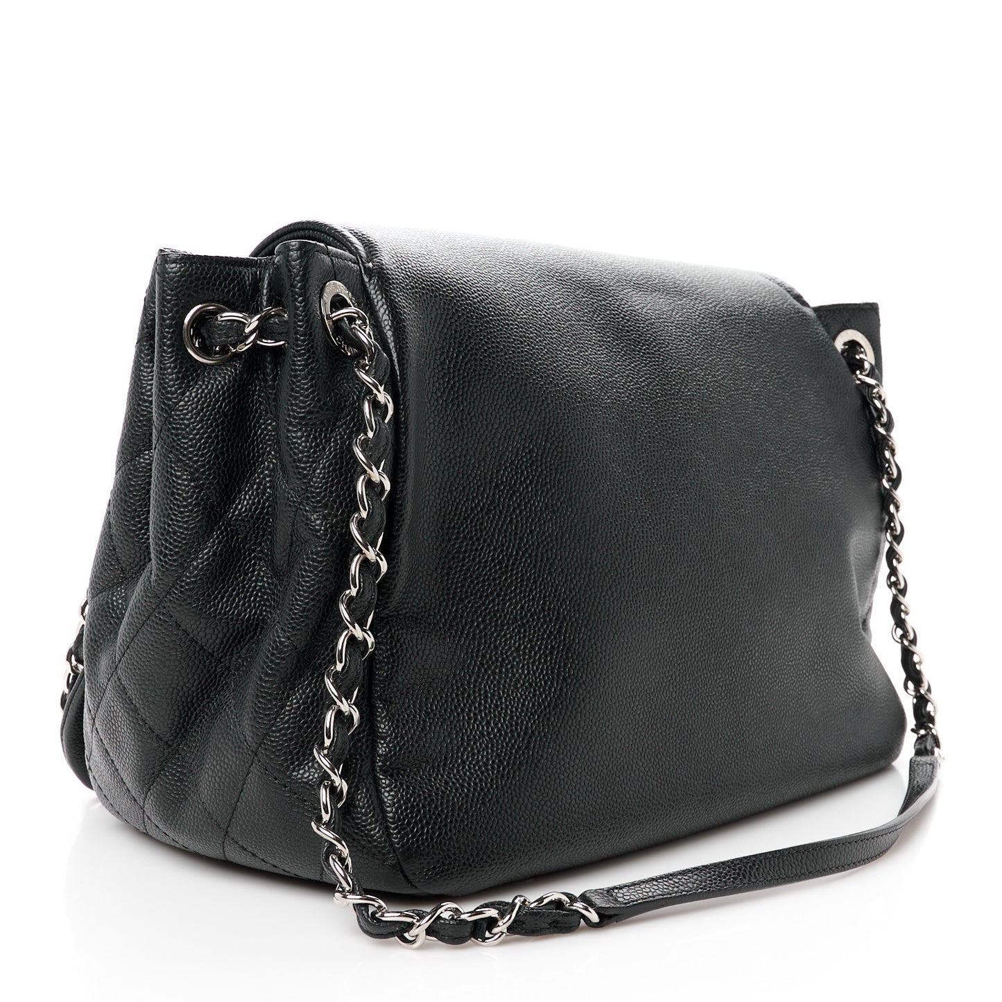 Caviar Timeless CC Accordion Flap Black