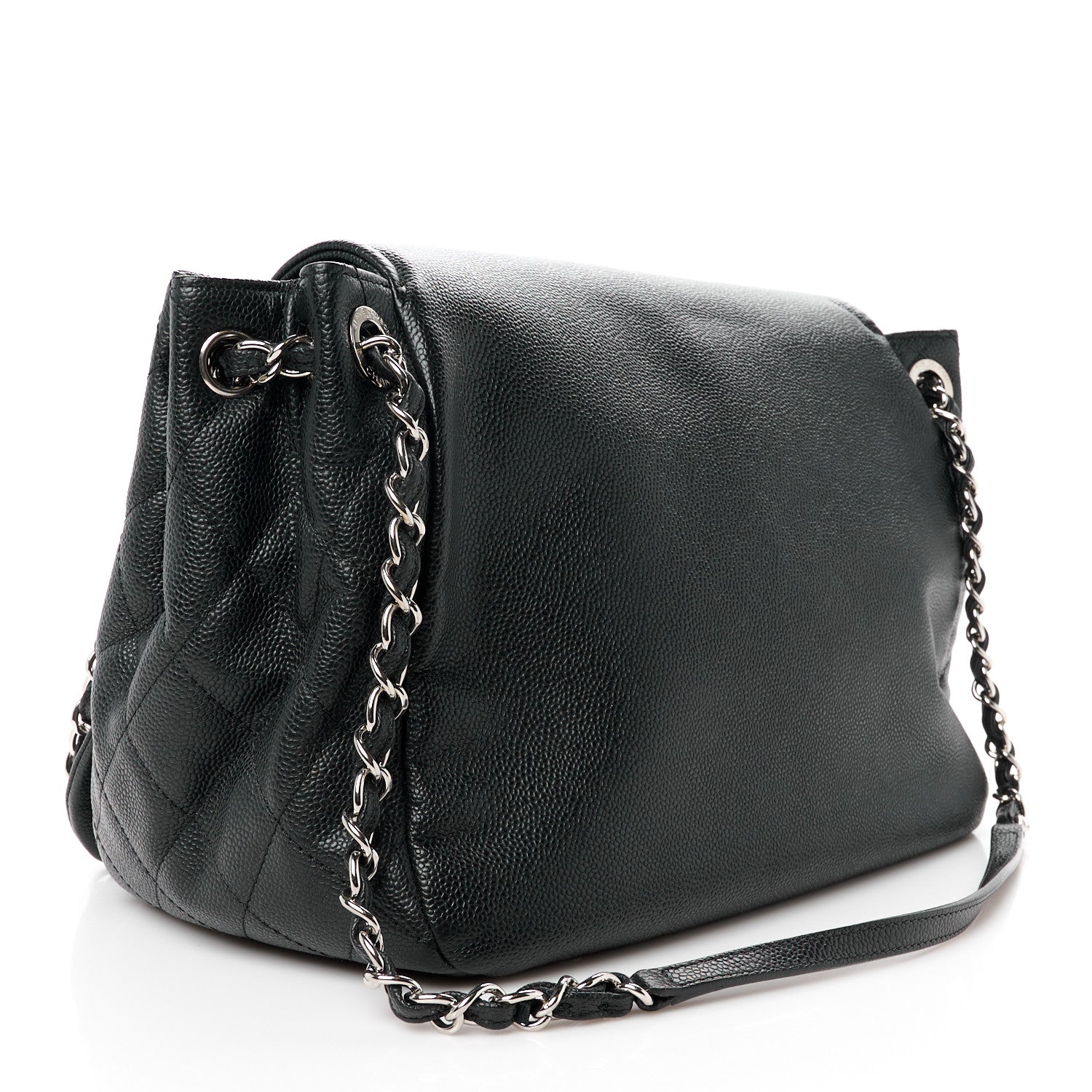 Chanel Caviar Timeless CC Accordion Flap Black 3 of 10