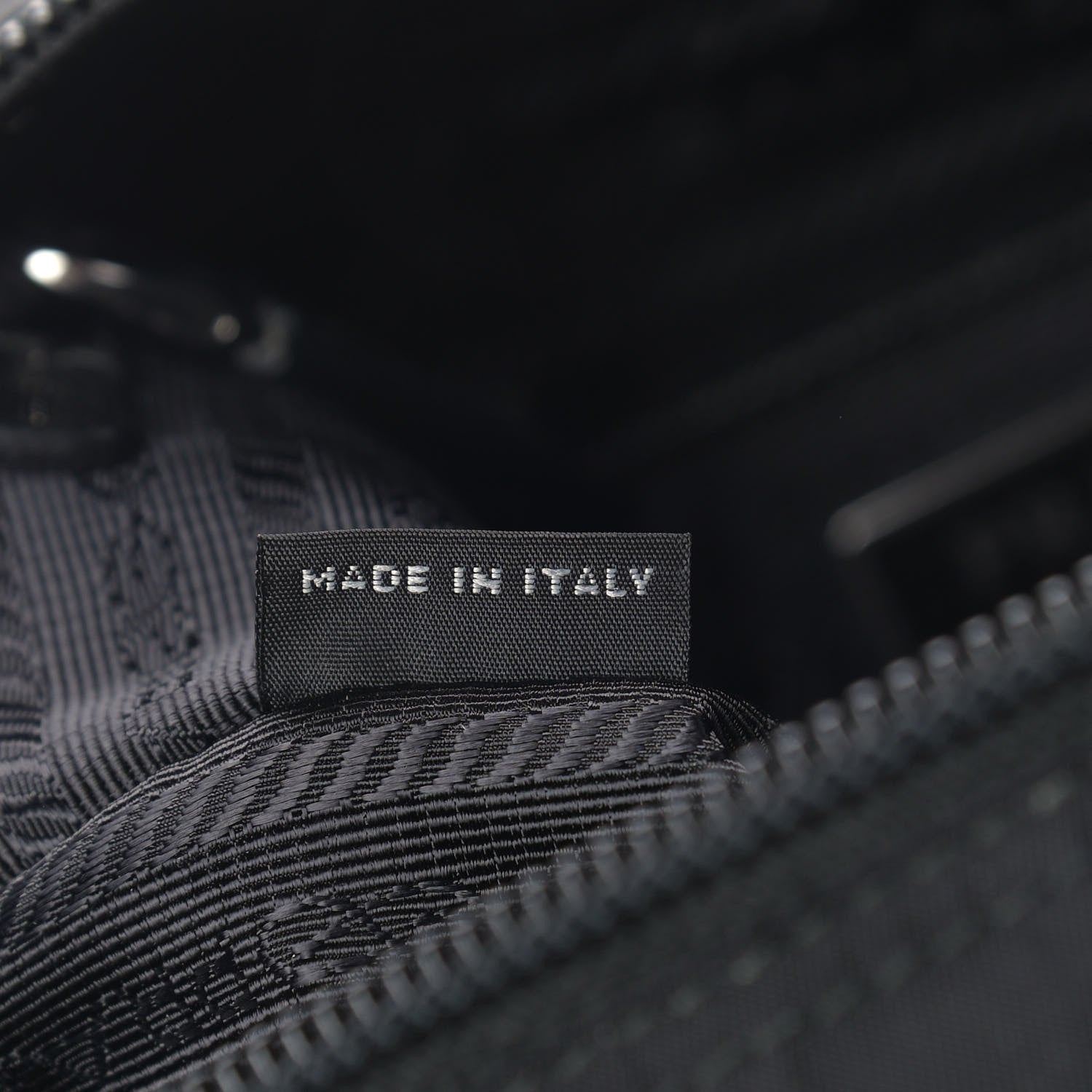 Prada Nylon Vela Messenger Bag Black 7 of 13