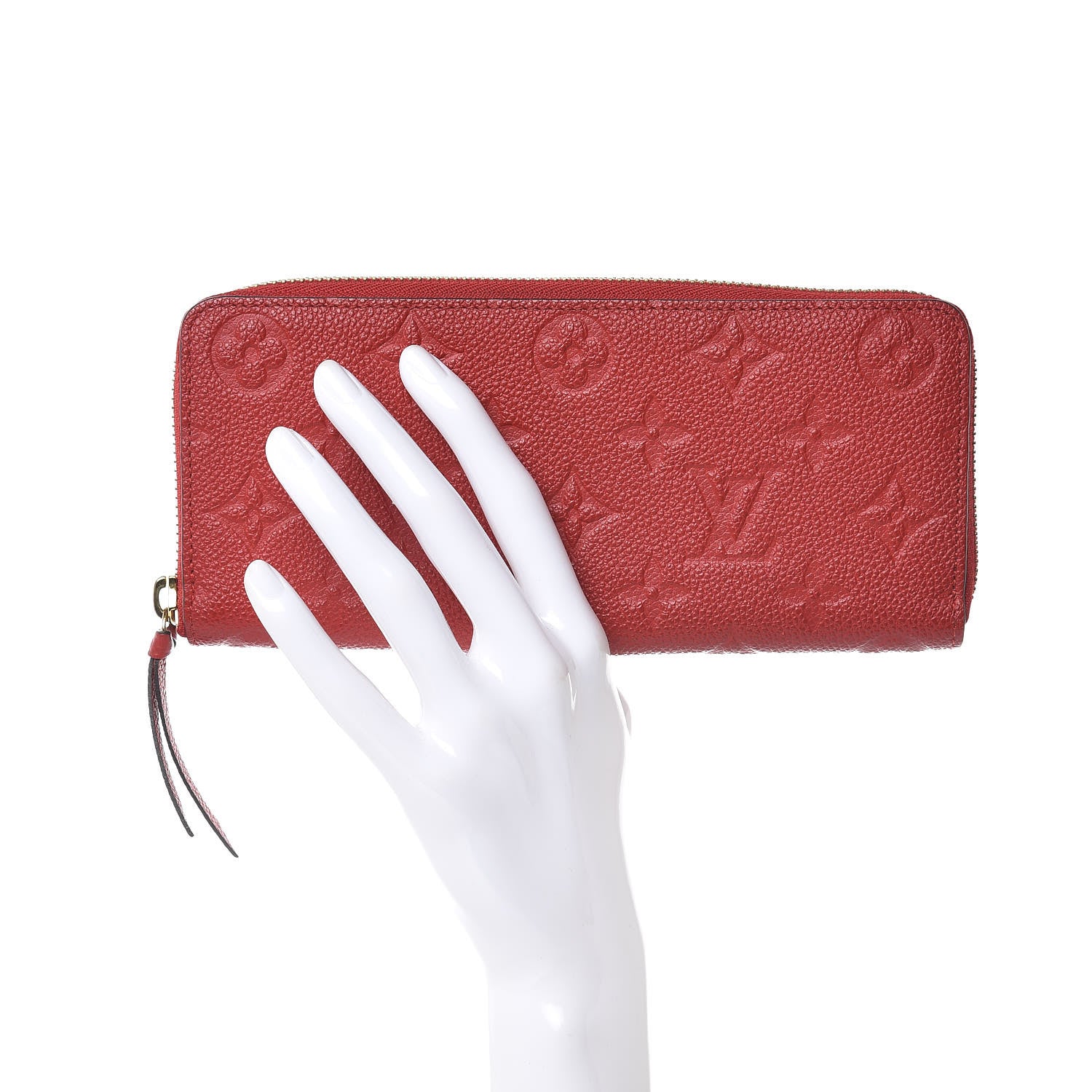 Louis Vuitton Empreinte Clemence Wallet Scarlet 2 of 10