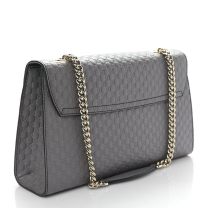Gucci Soft Microguccissima Medium Emily Chain Shoulder Bag Loess 3 of 9