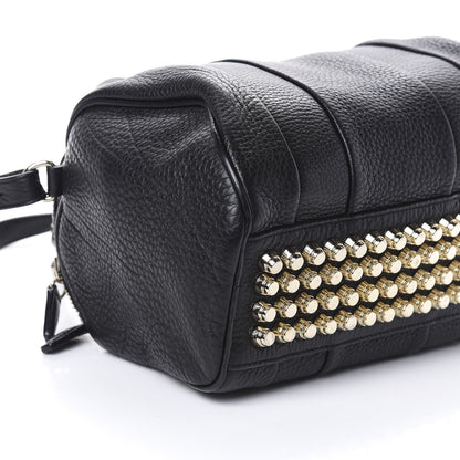 Alexander Wang Pebbled Lambskin Rockie Black Pale Gold Hardware 9 of 10