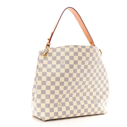 Louis Vuitton Damier Azur Graceful PM Rose Ballerine 3 of 9