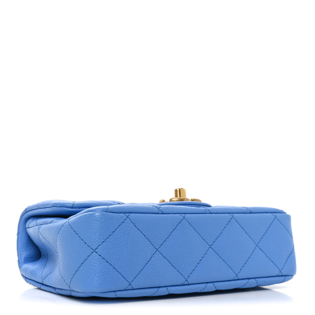 Caviar Quilted Mini Rectangular Sweetheart Flap Black