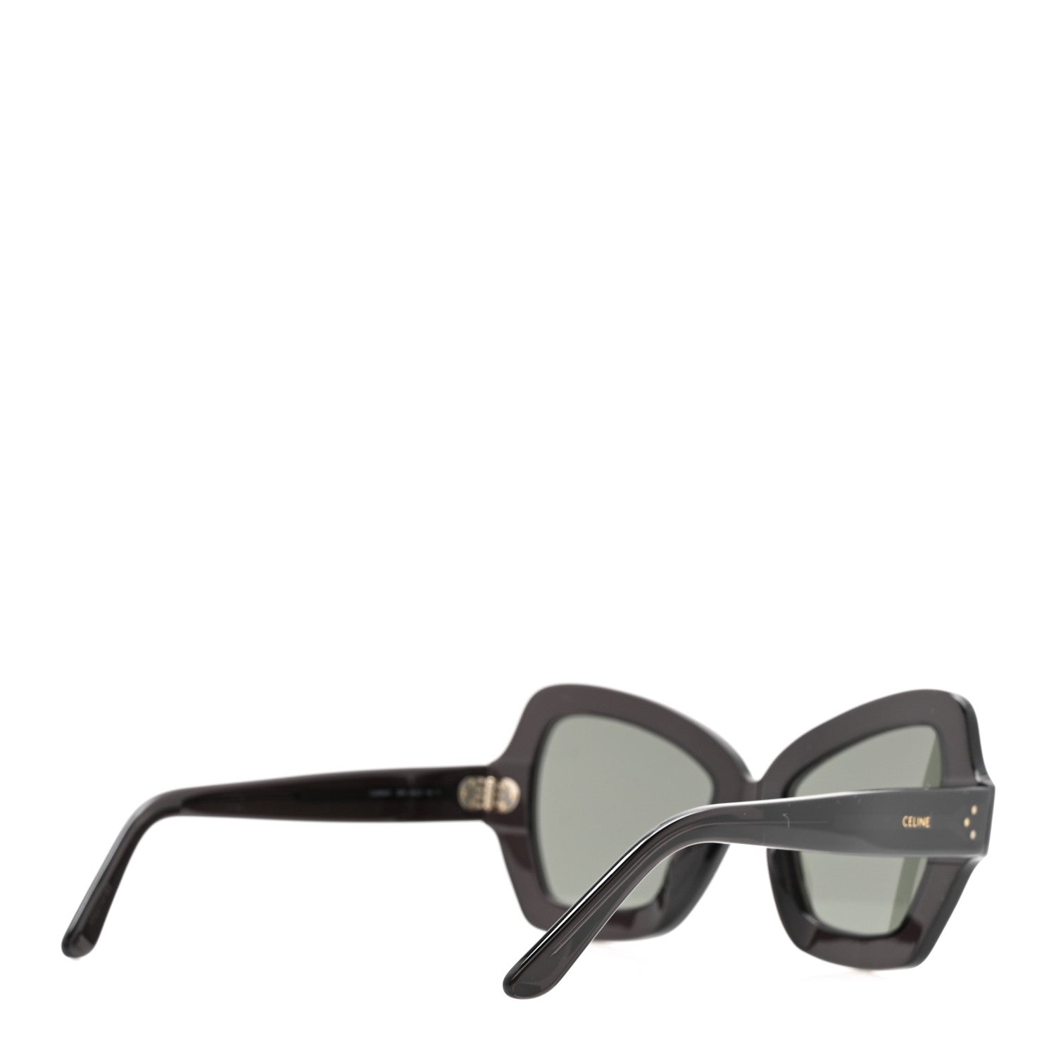 Celine Acetate Butterfly Sunglasses CL 40067I Black 4 of 7